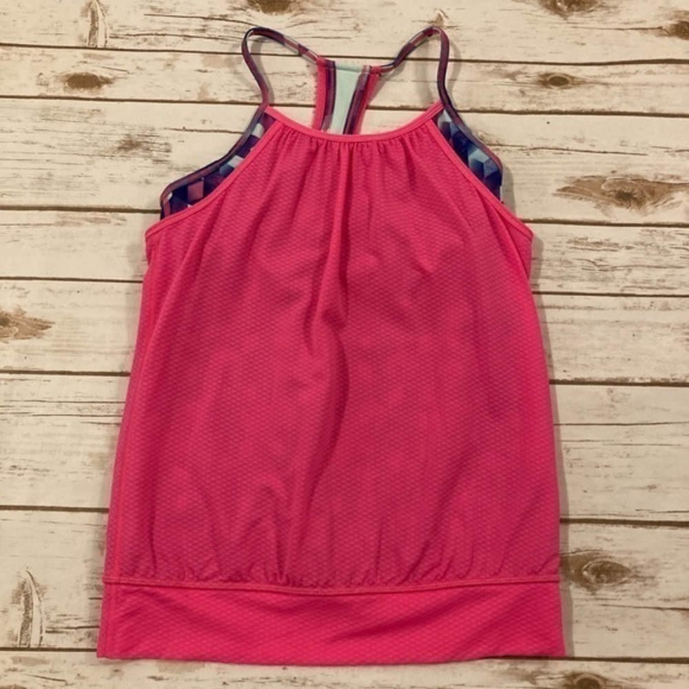 Ivivva Lululemon Double Dutch Tank Hot Pink Workout Size 12